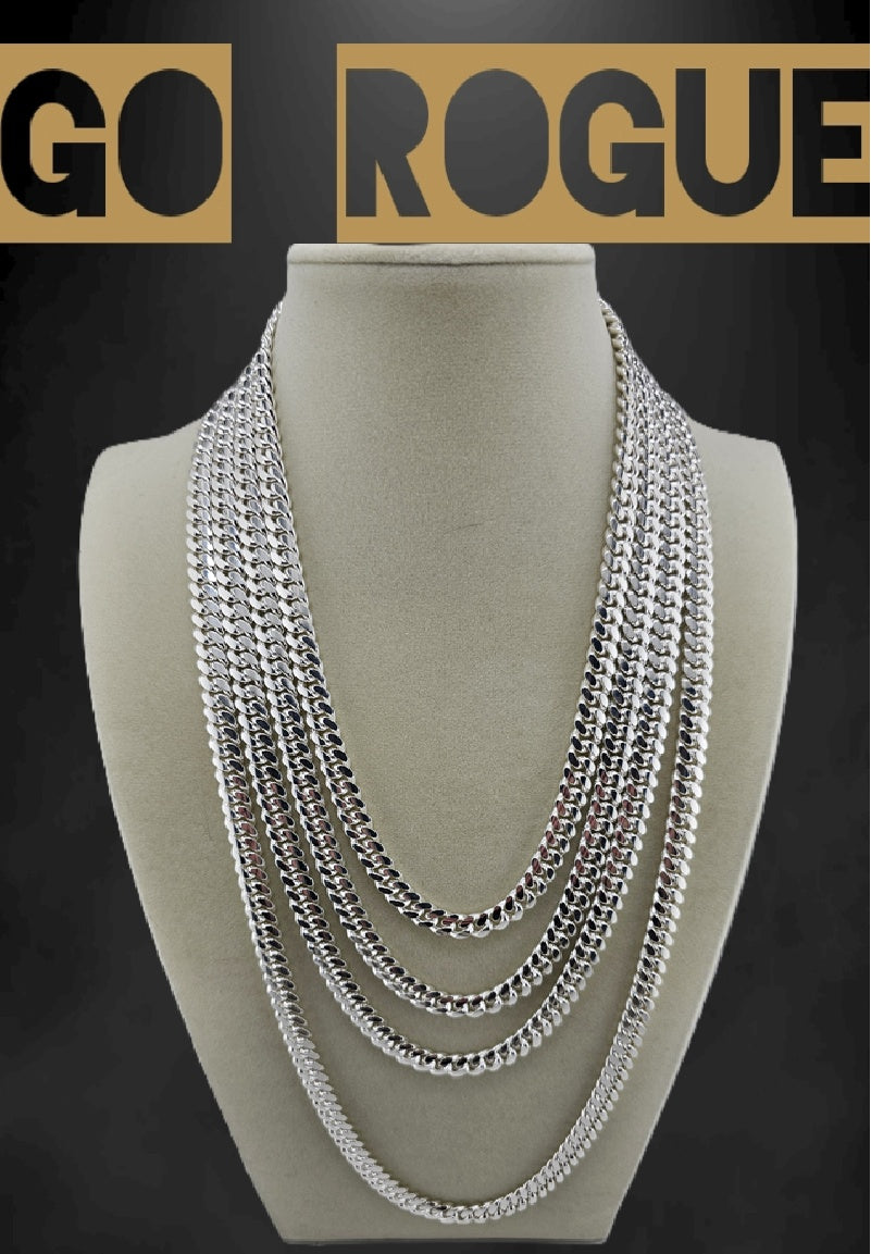 Sterling Silver Cuban Link Chain