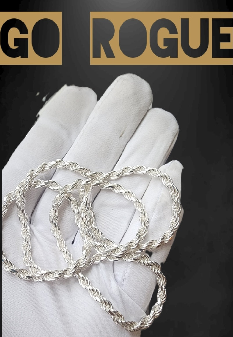 Sterling Silver Rope Chain