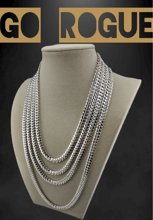 Sterling Silver Cuban Link Chain