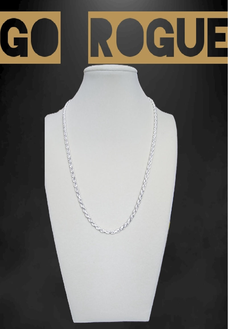 Sterling Silver Rope Chain