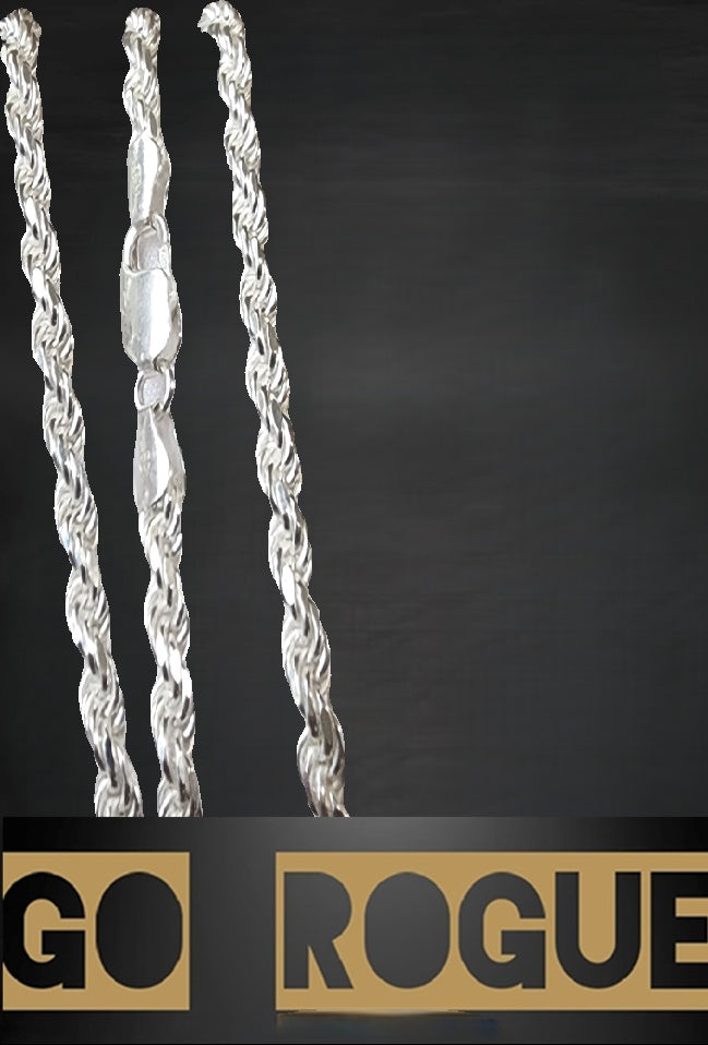 Sterling Silver Rope Chain