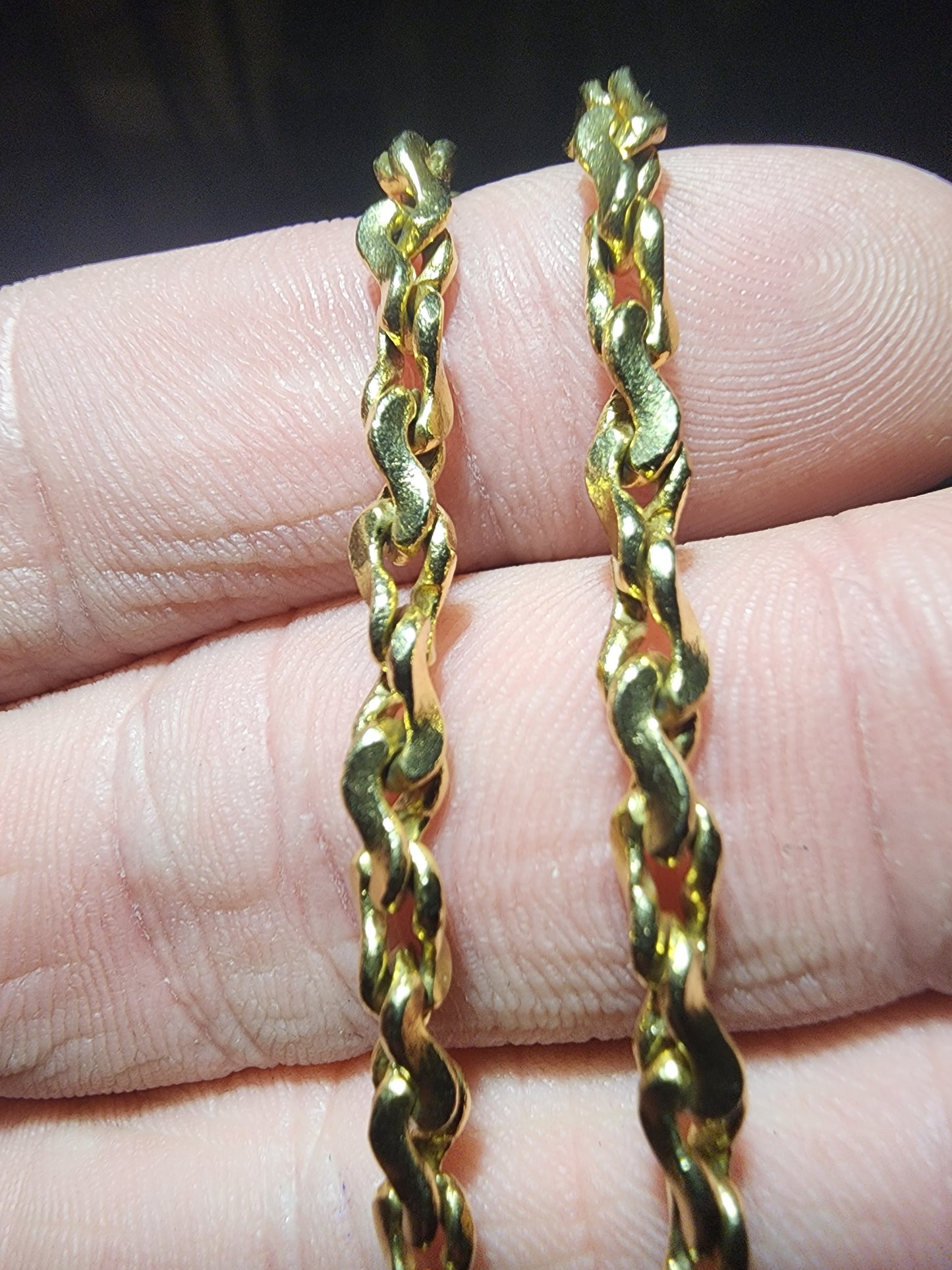 14K Gold Fantasia Rope Chain – 19” (4mm, 24.3g)