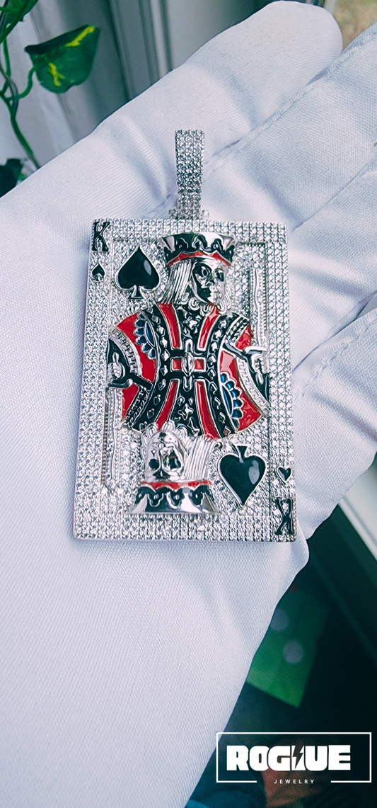 King Of Spades pendant